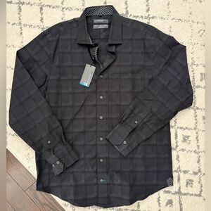NWT Men's Black Checkered Shirt